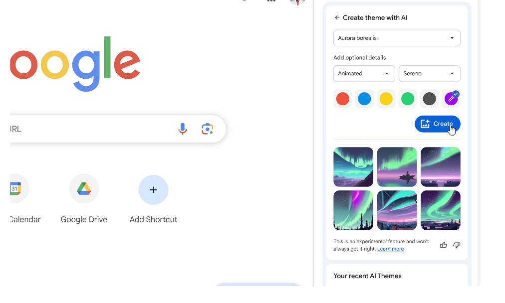 chrome theme creation