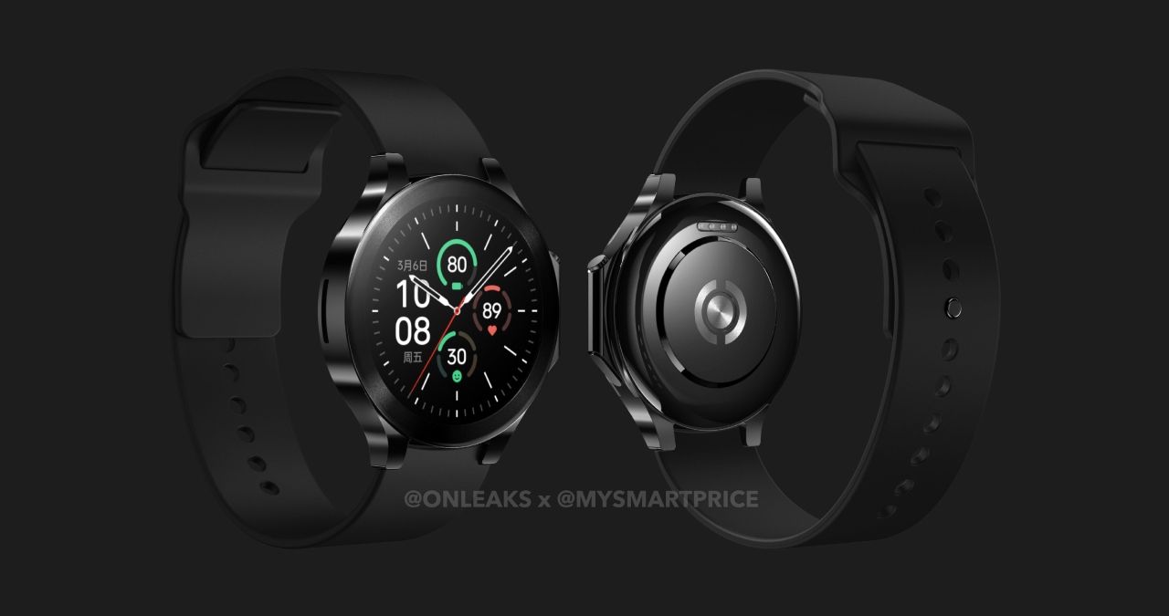 OnePlus Watch 2 front and rear